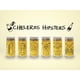 thumbnail image 1 of Cheleros Hipsters Juego de 6 Vasos negro, 1 of 7