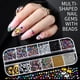thumbnail image 2 of Kit de nail art Teenitor con 15 hojas de stickers y gemas, 2 of 3