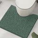 thumbnail image 5 of Alfombra de baño en forma de U, supersuave, peluda y con contorno para el suelo del baño, esponjosa, absorbente de agua, antideslizante, lavable a máquina, secado rápido, 5 of 5