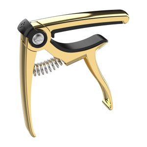 Magideal - Capo De Guitarra, Abrazadera De Afinación, Clip De Afinación, Tensión Ajustable, Cejilla Acústica Para Guitarra Eléctrica, Ukelele, Bajo, Mandolina, A Oro