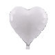 thumbnail image 1 of Globo Corazón Blanco Foil 45cm Metálico Decoración Elegante, 1 of 2