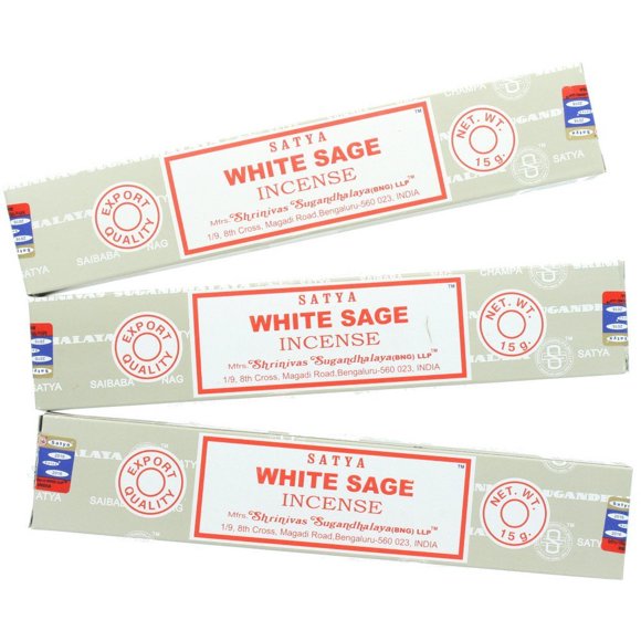 Incienso Satya Salvia Blanca 3-pack 15 g