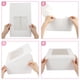 thumbnail image 4 of Cajas para tartas Moretoes, 24 unidades, 25 x 25 x 13 cm, color blanco con ventana de cartón, 4 of 7