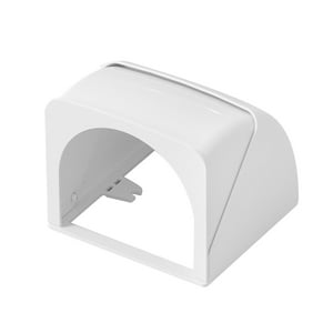 Genérico - Protector De Receptáculo De Caja De Enchufe De Pared Para Exteriores, Mejoras Para El Hogar, Restaurante, Plegable, Blanco