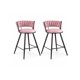 thumbnail image 1 of Set 2 Sillas de Bar Gales Black 66 Cm - Rosa, 1 of 3