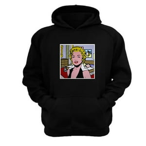 Genérico - Polerón Canguro Marilyn Negro Talla Xl Unisex