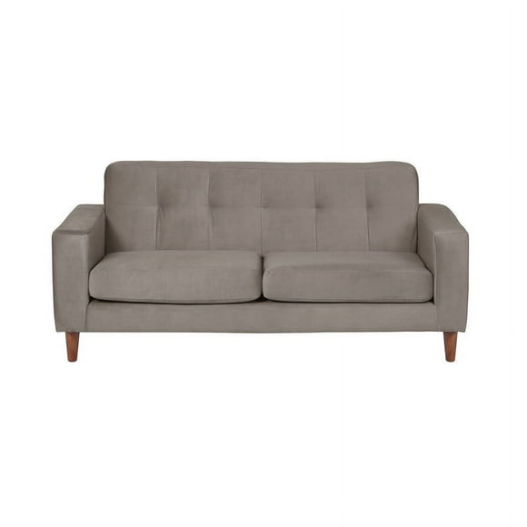 Sofa Salerno 2C Tela Velvet Gris