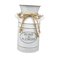 Magideal - Jarrón De Jarra De Leche, Contenedor Para Arreglos Florales Con Asas, Contenedor De Cubo, Maceta De Jardín, Jardinera Para Balcones, Oficina En Casa B