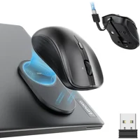 Mouse Inalámbrico Esr Magmouse Para Macbook / Ipad 2.4Ghz Negro