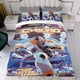 thumbnail image 4 of Cyborg Conjunto de sábanas temático, trío de piezas, cómodo y amigable con la piel, diseño único, regalo de decoración para el hogar para familiares, amigos y fans, 90 cm * 190 cm, 4 of 6