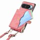 thumbnail image 5 of Funda Tipo Cartera con Correa Cruzada para Google Pixel 9/9 Pro Protección Contra Golpes Rosa, 5 of 6