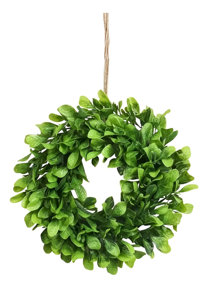 Genérico - Set De 2 Corona Artificial Puerta Decorativa Eucalipto Jhn