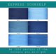 thumbnail image 4 of Hilo de coser BlesSew 6 carretes de 1000 yd poliéster en tonos azules, 4 of 6