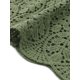 thumbnail image 5 of INSPIRE CHIC Chaleco Cardigan Abierto sin Mangas con Diseño Floral de Ganchillo para Mujer Verde Militar M, 5 of 6