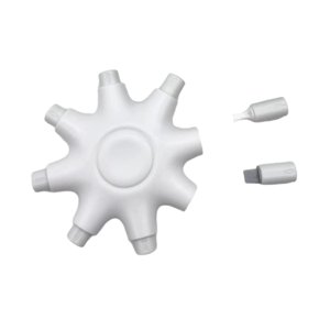 Magideal - Kit De Limpieza Para Teléfono, Almohadilla Para Teléfono, Limpiador De Puerto De Carga, Conector Multifuncional Antiobstrucción, Limpiador De Puerto D Blanco