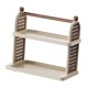 thumbnail image 1 of Soporte Para Taza De Café, Regalo, Organizador De Barra De Café Para Restaurante, Gabinete, Fiesta De Té, Crema, Blanco, 2 Capas, 1 of 5