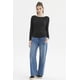 thumbnail image 4 of Polera Mujer Cuello Bote Abertura Negro, 4 of 4