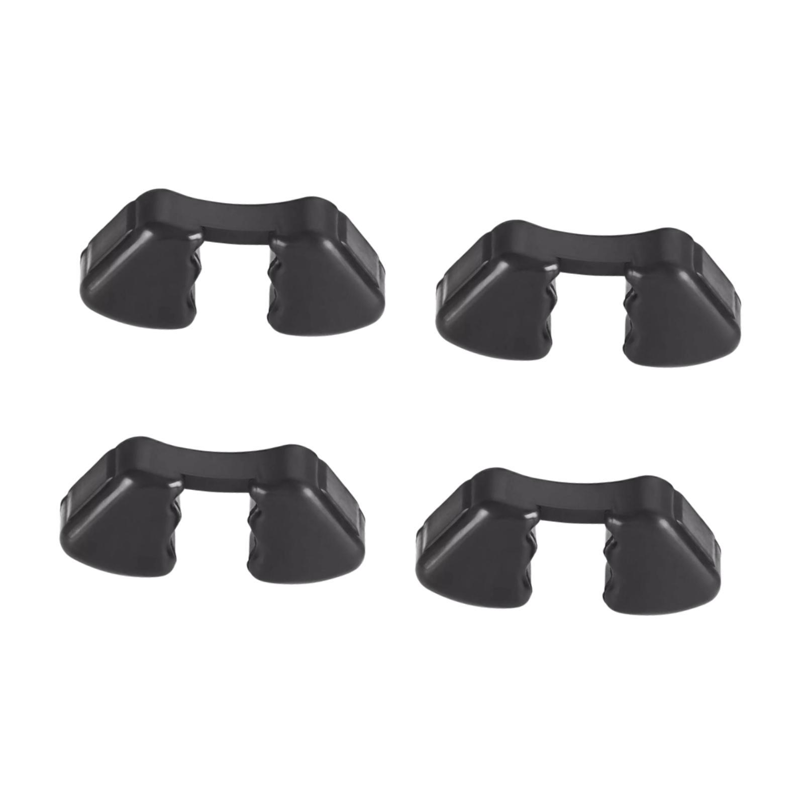 Magideal - Amortiguadores De La Rueda Trasera De 4 Piezas Amortiguador De Amortiguadores De Caucho Resistente Fácil Instalación De Reemplazo Compacto Profesional