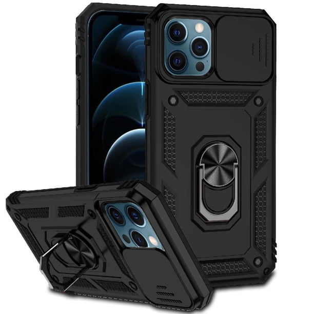 Estuche GANGXUN para iPhone 12 Pro Max, soporte giratorio 360°, estilo mecánico y magnético
