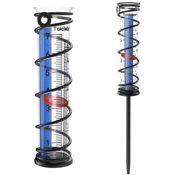Pluviómetro Toiclebor RM-BS7-002 de 18 cm con doble escala