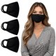 thumbnail image 1 of Mascarillas de Tela ZOFINA Negras 3 Unidades Reutilizables, 1 of 9