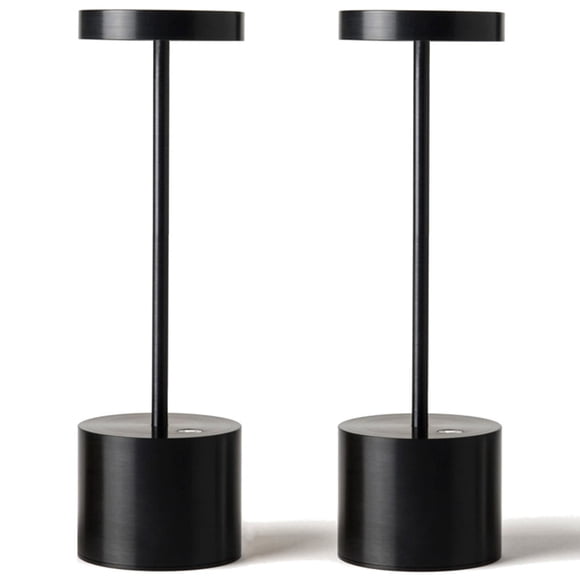 SAKRINGT Lámparas LED de mesa recargables, paquete de 2, batería de 5000 mAh
