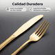 thumbnail image 3 of Set cubiertos acero inoxidable 24 piezas Dorado, 3 of 3