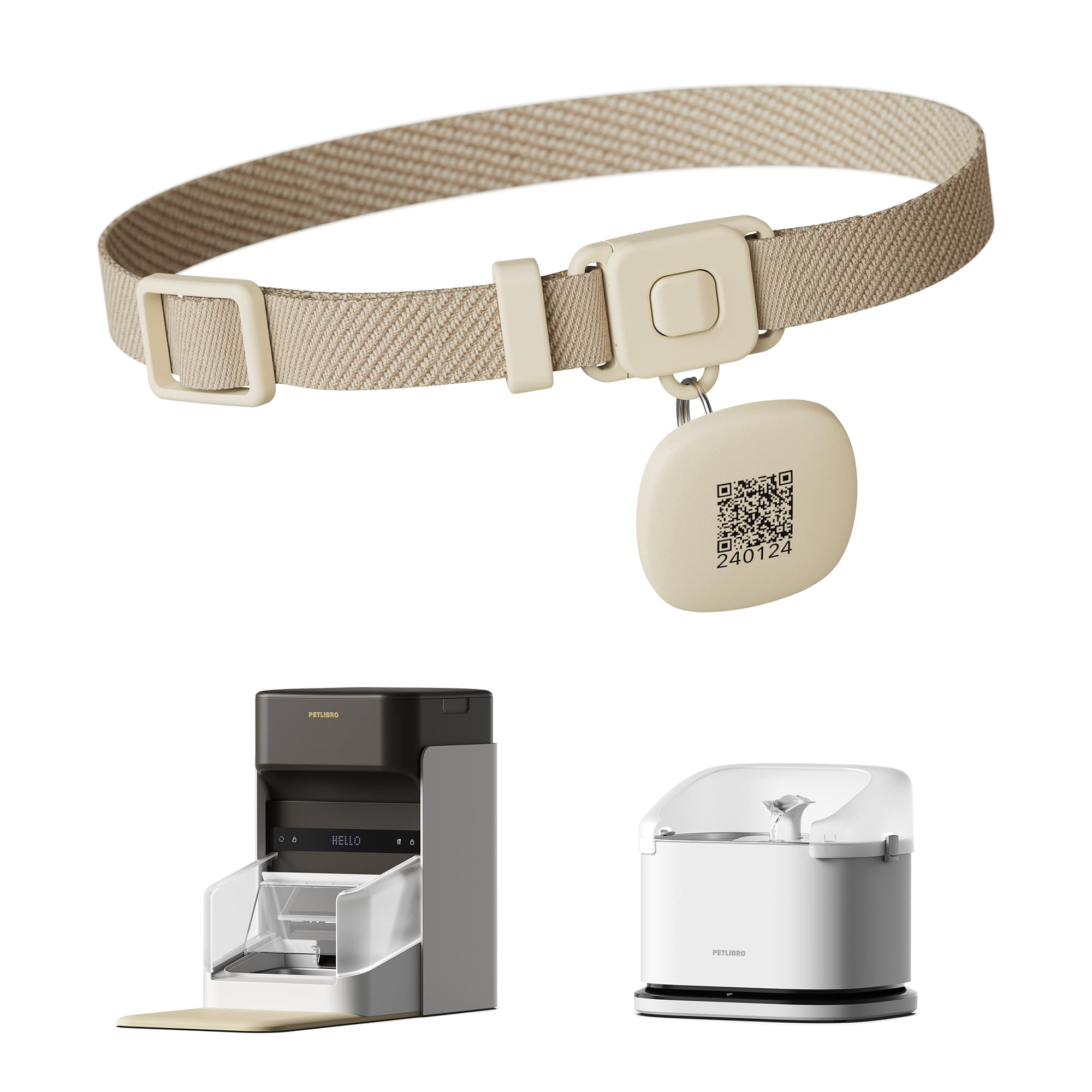 Etiqueta De Collar Rfid Petlibro Mejorada Para Comedero Y Fuente Para Gatos