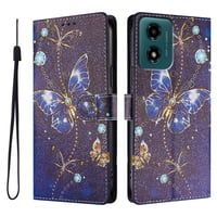 Foxdock Funda Tipo Cartera Para Motorola Moto G04/G24/E14 Con Soporte Y Correa – Diseño De Patrones Lindos