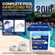 thumbnail image 2 of Tabletas de Cloro para Piscina Pool Shark | Tabletas de 3 pulgadas | 9 kg | Liberación lenta, 90% de cloro activo | Químicos para piscinas enterradas, elevadas, de agua salada, spa y jacuzzi, 2 of 8