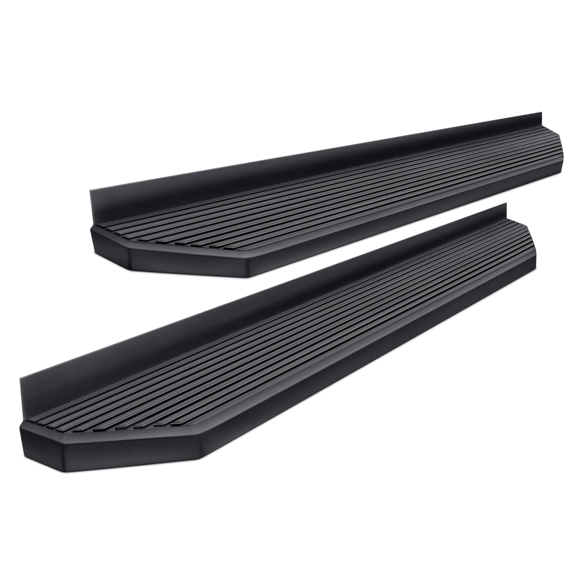 Estribos De La Serie Apg H, Longitud De Cabina, Negros, Para Camiones Y Vehículos Deportivos Utilita