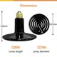 thumbnail image 5 of Lámpara de calor de cerámica Simple Deluxe de 250 W para reptiles y pollos, 5 of 6