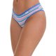 thumbnail image 4 of INSPIRE CHIC Ropa interior femenina a rayas coloridas de cintura baja, doble capa, cómoda y transpirable, L Azul, 4 of 5
