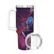 thumbnail image 3 of Mi Papá el Cazarrecompensas Vaso aislado de acero inoxidable con asa, diseño temático, regalo para familia, amigos y fans; incluye pajita y encaja en el portavasos estándar, 40 oz, 3 of 6