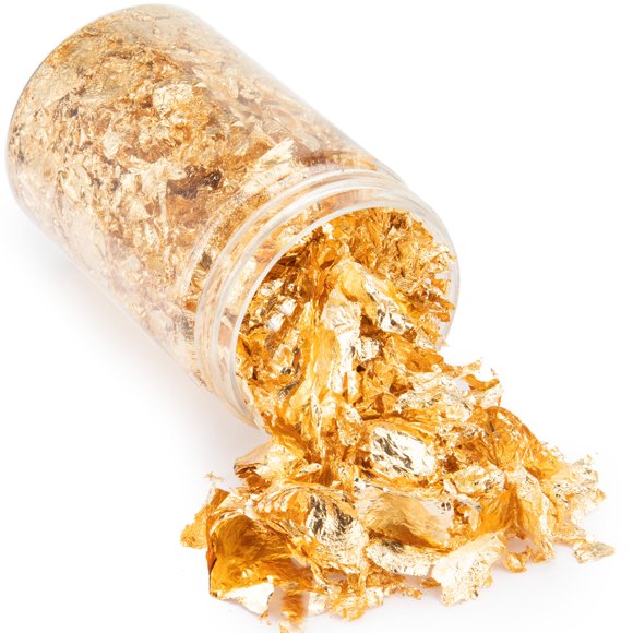 Brillantina Verlimk 10 g Láminas Metálicas de Oro