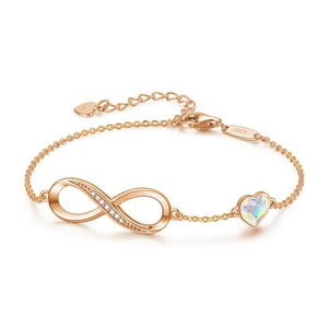 Vanité - Pulsera Infinito Plata Italiana - Rosa