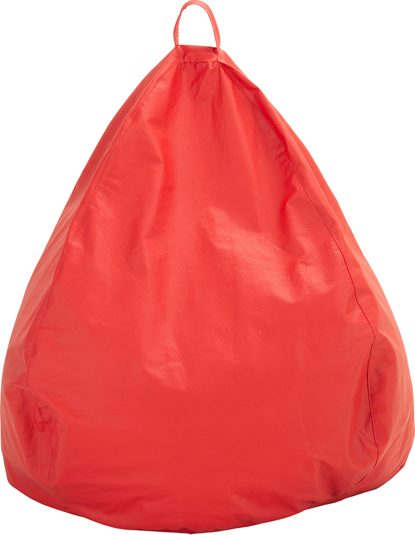 Máxima Design - Pouf Pera Rojo Eco Cuero 60X50X50 Cm