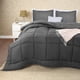 thumbnail image 1 of Juego de edredón Utopia Bedding, tamaño queen, plumón alternativo, gris, 1 of 7
