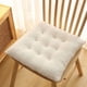 thumbnail image 1 of Xiao Hua Cojín de Silla Blanco Suave y Esponjoso -1 Pieza, 19.69 X 19.69 Pulgadas Cuadrado con Cojín de Correa, Cojín de Felpa para Uso en el Hogar y la Oficina, Cojín de yoga y Meditación, 1 of 4