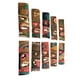thumbnail image 2 of Set de máscaras Tiki decorativas de madera polinesia tallada a mano de Zeckos, 2 of 9
