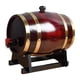 thumbnail image 5 of Barril De Roble Para Crianza Con Soporte Accesorios Barril De Roble Para Vino Para Bar Cerveza Licores 1L, 5 of 5