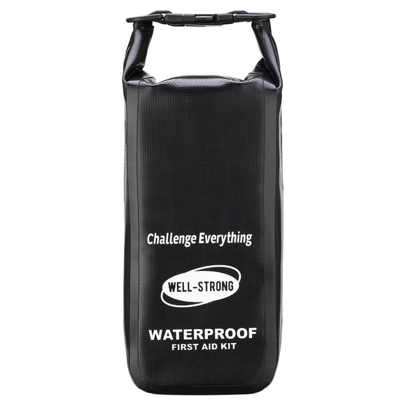 Botiquín de primeros auxilios WELL-STRONG, impermeable, con tapa enrollable, de emergencia