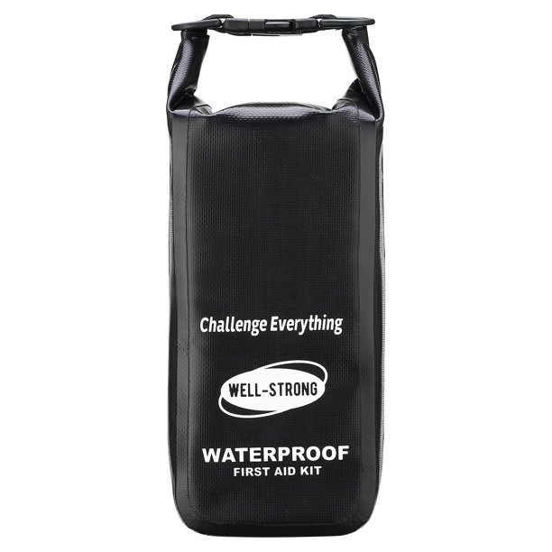 Botiquín de primeros auxilios WELL-STRONG, impermeable, con tapa enrollable, de emergencia