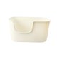 thumbnail image 4 of Caja De Arena Para Gatos Con Parte Superior Abierta, Lavabo Grande Para Arena Para Gatos De Interior, Conejo, Blanco, 4 of 5