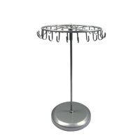 Ioensy - Soporte Giratorio Para Joyas, Expositor De Joyas Para Mostrar Joyas, Collares, Anillos, Plata