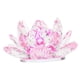 thumbnail image 5 of flores de loto de cristal artesanías pisapapeles vidrio loto modelo rosa, 5 of 5