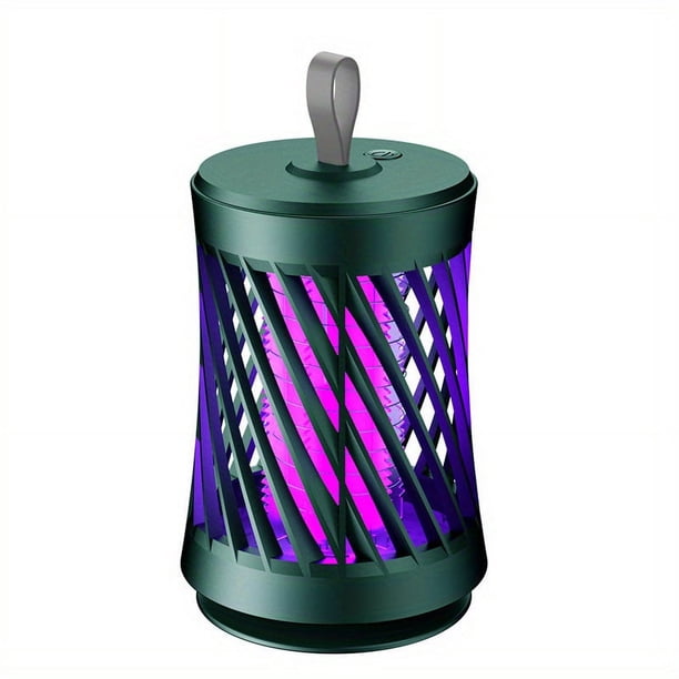 Waterproof Recharging Electric Bug Zapper, Outdoor Indoor 2-In-1 Mosquito Zapper With Purple Lights For Home Garden Patio