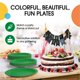thumbnail image 5 of Platos de papel Exquisite Party Solids, verde esmeralda, 7 pulgadas, 100 unidades, 5 of 9