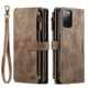 thumbnail image 1 of Wallet Case Artificial Leather Card Holder, Magnetic Kickstand & Zipper For Samsung Galaxy S23 S22 S21 S20 Ultra S21 FE S10 S9 S8 Plus Note 10 Note 20 Ultra, 1 of 3