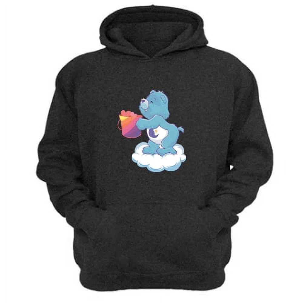 Genérico - Polerón Canguro Osos Cariñosos Gris Oscuro Talla S Unisex